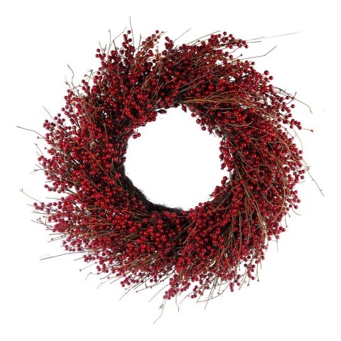 CORONA BACCHE RED CM.60